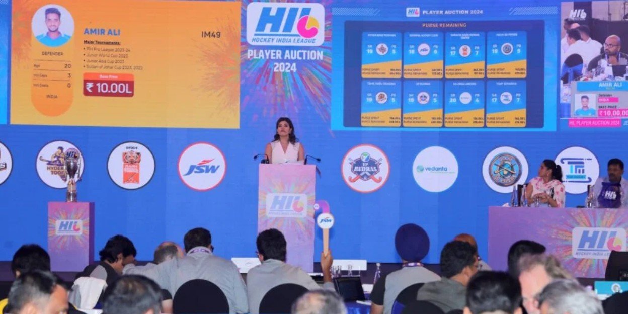 16 crores 88 lakhs 50 thousand were spent on the opening day of the Hockey India League Players Auction