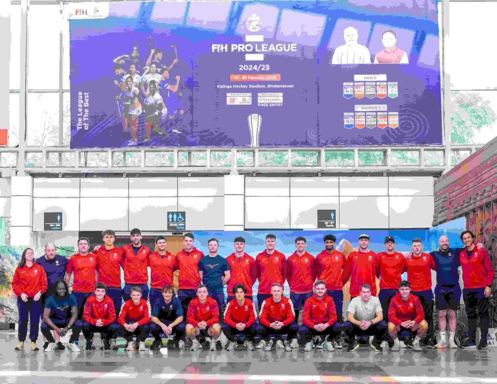 Upbeat England Men’s Hockey Team arrives in Bhubaneswar for FIH Pro League 2024-25 matches