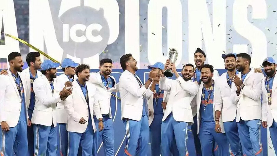 Why was no Pakistani official present at the Champions Trophy celebration ceremony?