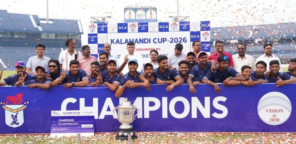 “Kalahandi Cup”, organized under the auspices of the Odisha Cricket Association (OCA), was won by Sundargarh